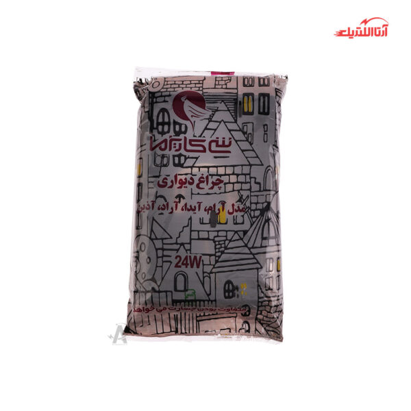 چراغ دیواری مستطیل روکار 24 وات شی کاریزما مدل آذین