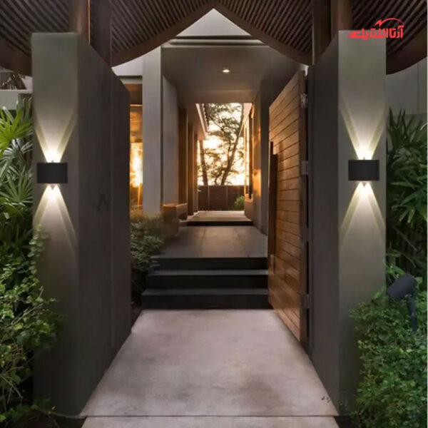 چراغ دیواری دکوراتیو 4 در 2 وات دو طرفه ZFR مدل قطاری