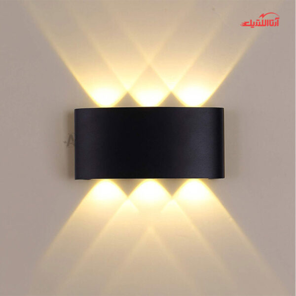 چراغ دیواری دکوراتیو 6 در 2 وات دو طرفه ZFR مدل قطاری