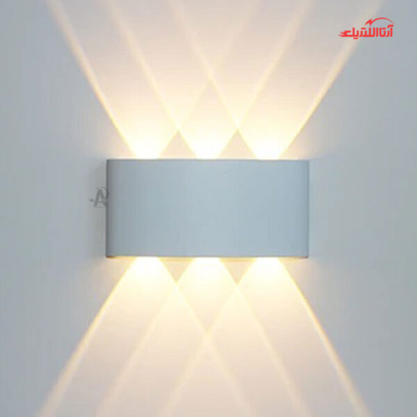 چراغ دیواری دکوراتیو 6 در 2 وات دو طرفه ZFR مدل قطاری