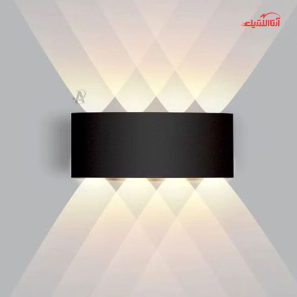 چراغ دیواری دکوراتیو 8 در 2 وات دو طرفه ZFR مدل قطاری