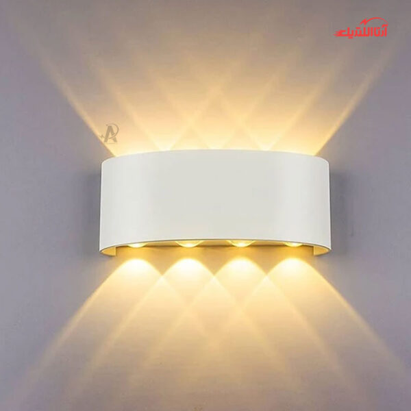 چراغ دیواری دکوراتیو 8 در 2 وات دو طرفه ZFR مدل قطاری