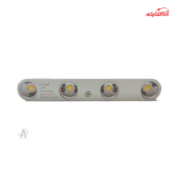 چراغ دیواری دکوراتیو 8 در 1 وات دو طرفه مستطیل ZFR