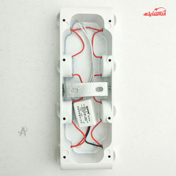 چراغ دیواری دکوراتیو 8 در 1 وات دو طرفه مستطیل ZFR