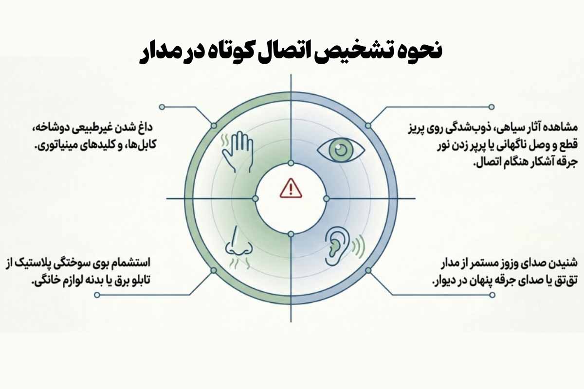 نحوه تشخیص اتصال کوتاه در مدار