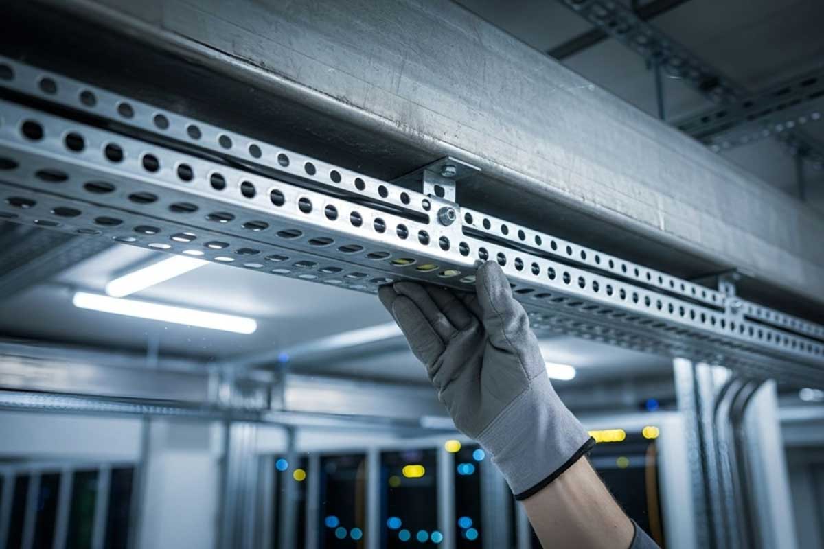 آموزش نصب سینی کابل