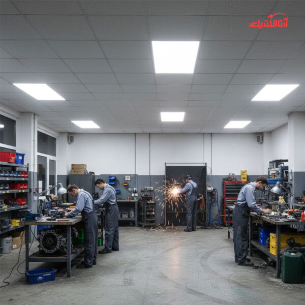 پنل سقفی روکار 60 وات 30 در 120 گلنور مدل پارمیس