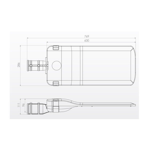 چراغ خیابانی 200 وات آلتون رای مدل سهند US41