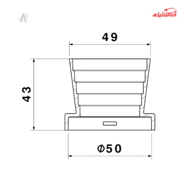 رفلکتور دارک لایت شعاع مدل SH-915
