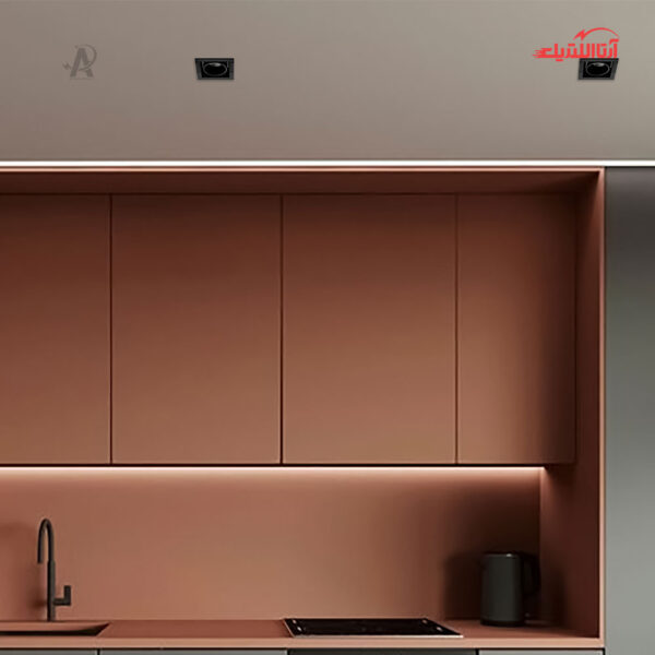 چراغ سقفی توکار 5 وات دانلایت شعاع مدل SH-10A-01