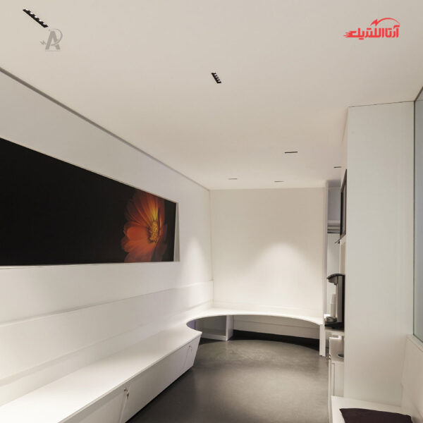 چراغ سقفی توکار 12 وات دانلایت تریملس شعاع مدل SH-6803-12W