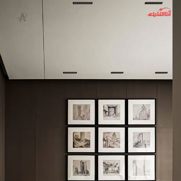 چراغ سقفی توکار ۶ وات دانلایت تریملس شعاع مدل SH-6801-6W