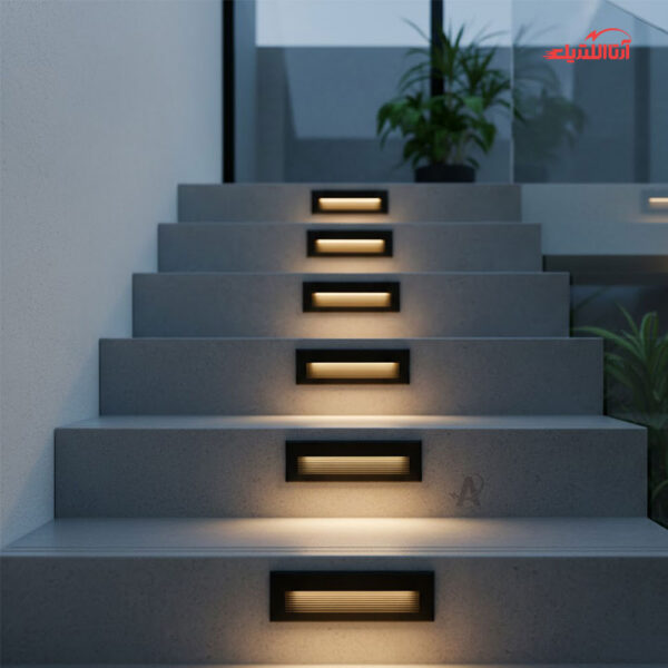 چراغ کنار پله‌ای 3 وات شعاع مدل SH-4003-3W