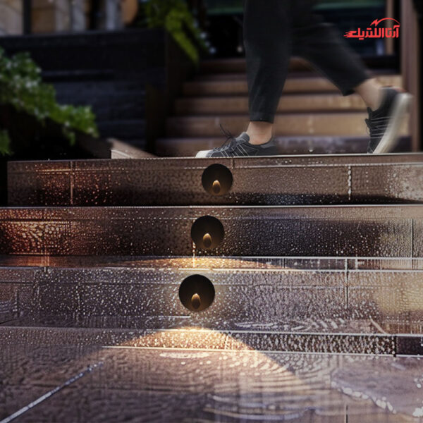 چراغ کنار پله‌ای 3 وات شعاع مدل SH-4002-3W