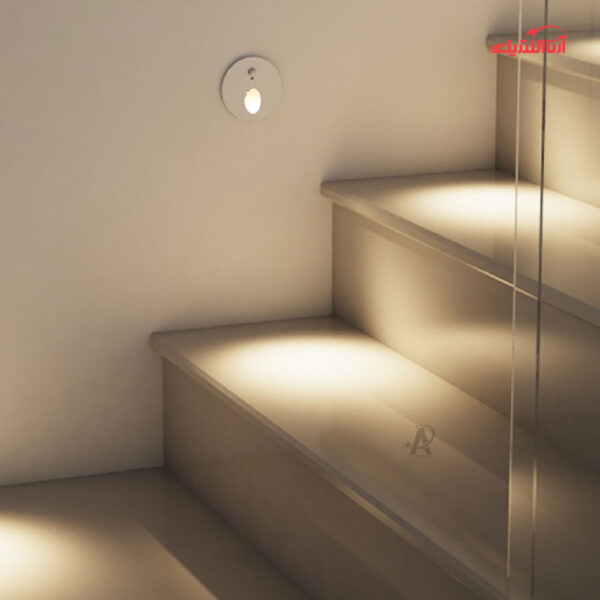 چراغ کنار پله‌ای 3 وات شعاع مدل SH-4002-3W