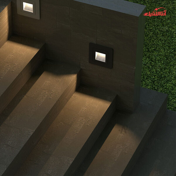 چراغ کنار پله‌ای 1 وات شعاع مدل SH-4001-1W