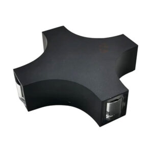 چراغ دیواری دکوراتیو 4 وات چهار طرفه جت کراس ZFR کد 65