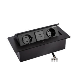 پریز توکار دو خانه ملونی مدل 10090