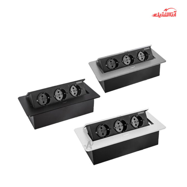 پریز توکار سه خانه ملونی مدل 10088 - تصویر 4