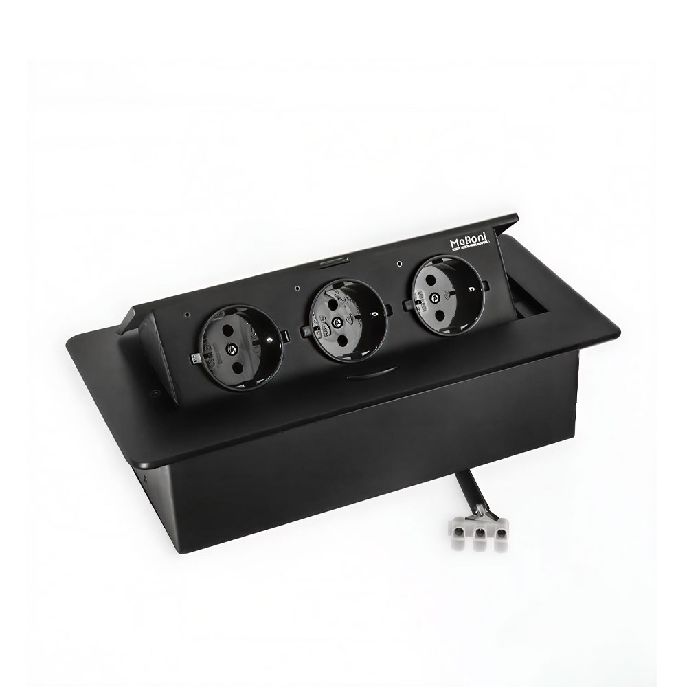 پریز توکار سه خانه ملونی مدل 10088