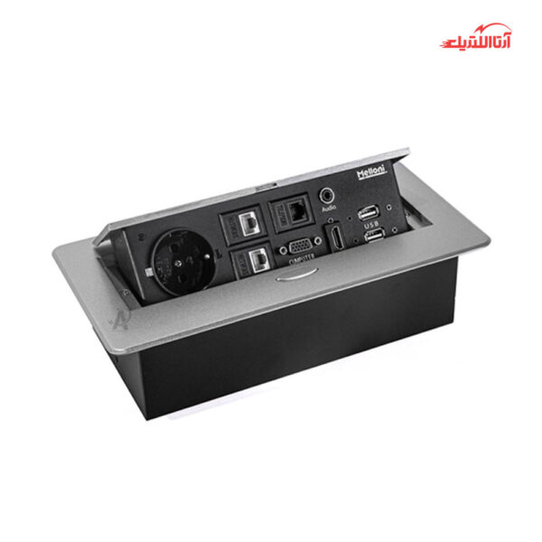 پریز توکار تک خانه ملونی مدل 10092