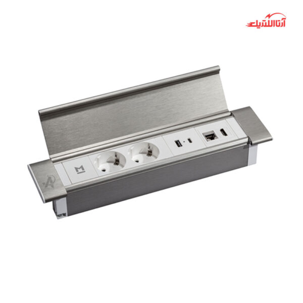 پریز توکار دو خانه ملونی مدل 10098