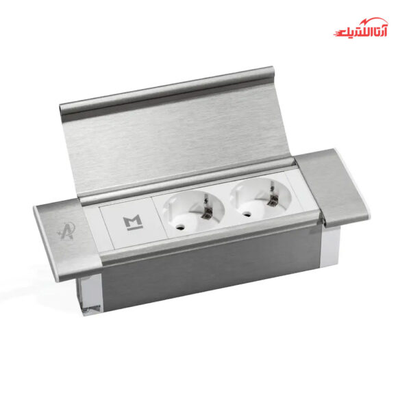 پریز توکار دو خانه ملونی مدل 10102