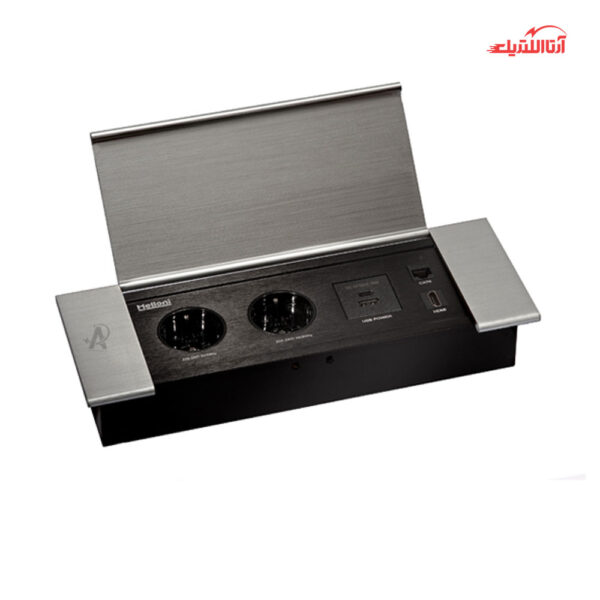 پریز توکار دو خانه ملونی مدل 10108