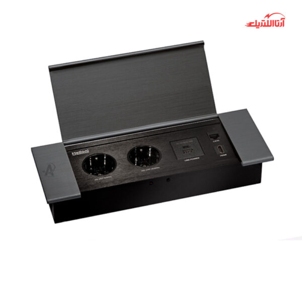 پریز توکار دو خانه ملونی مدل 10108