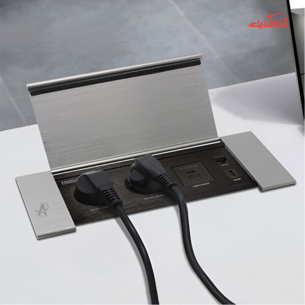 پریز توکار دو خانه ملونی مدل 10108