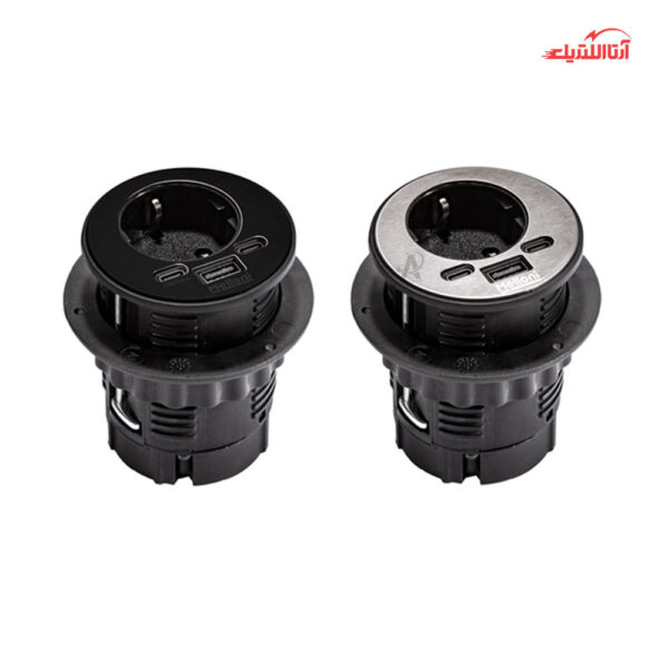 پریز توکار یک خانه ملونی مدل 10104