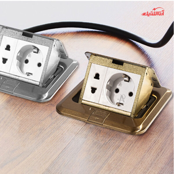 پریز کف توکار یک خانه ملونی مدل 10112 - تصویر 9