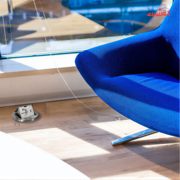 پریز کف توکار یک خانه ملونی مدل 10120