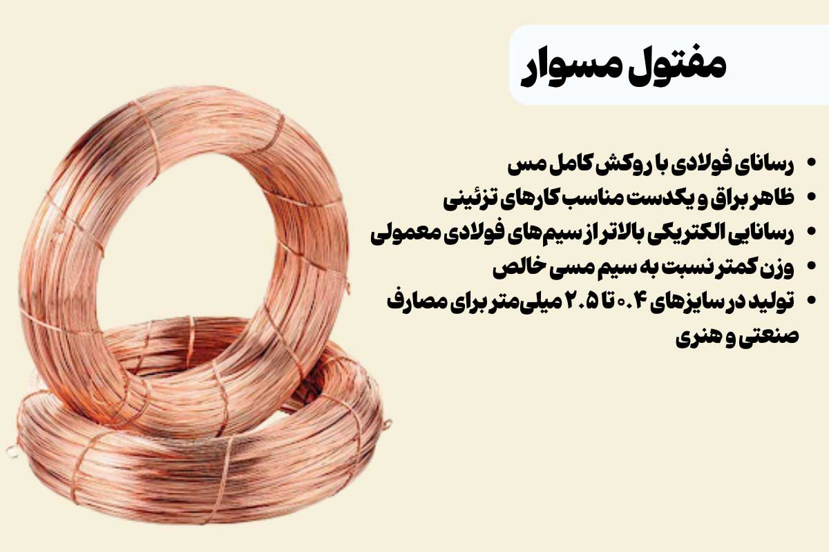 معرفی سیم مفتول مسوار