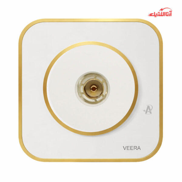 پریز آنتن TV ویرا مدل آرک آلفا با قاب گلس