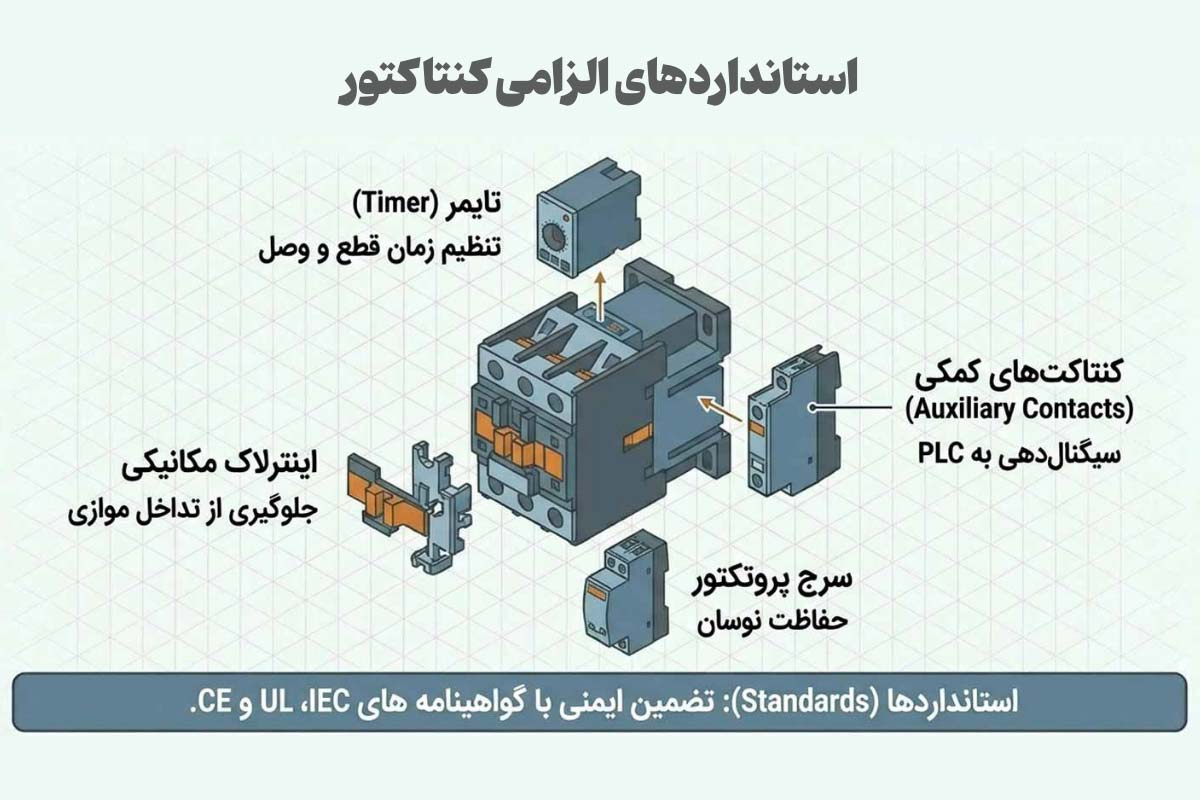 استانداردهای کنتاکتور