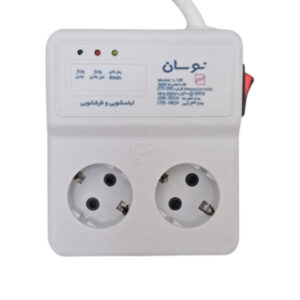 محافظ ولتاژ دو خانه ظرفشویی و لباسشویی با کابل 1.5 متری نوسان مدل L126