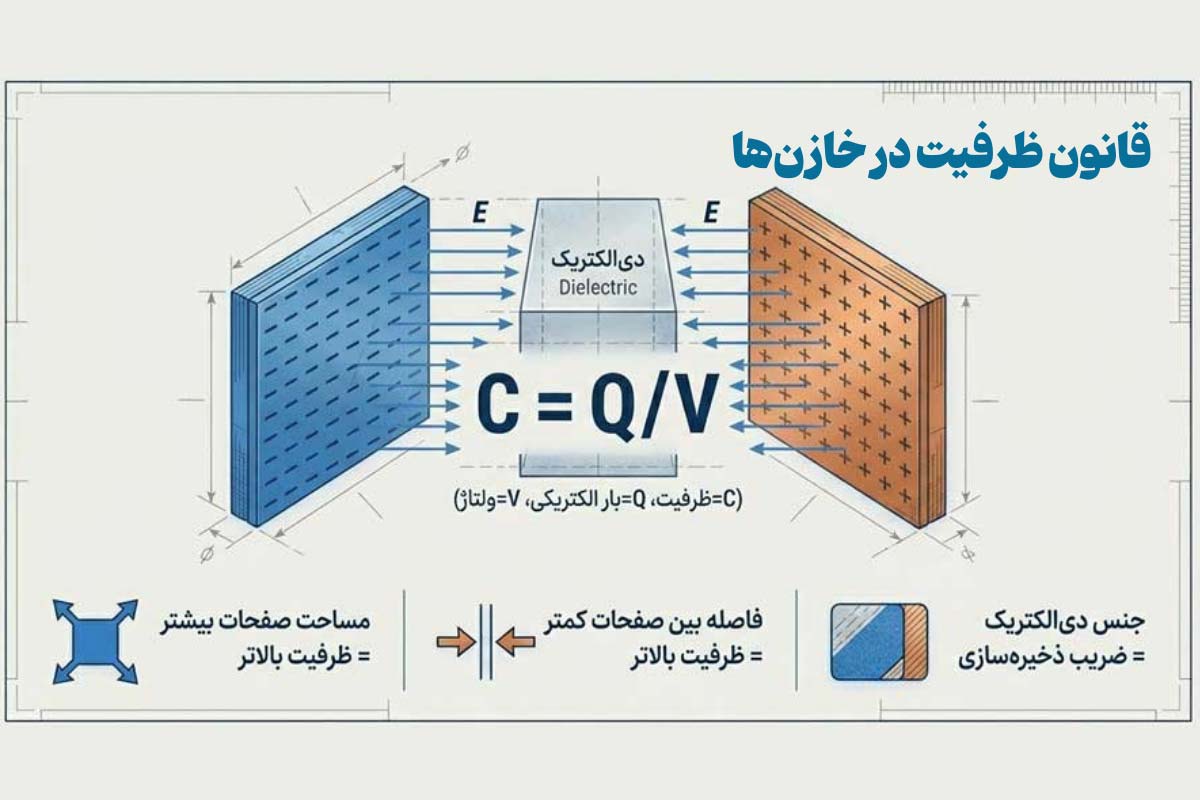 ظرفیت خازن چیست؟