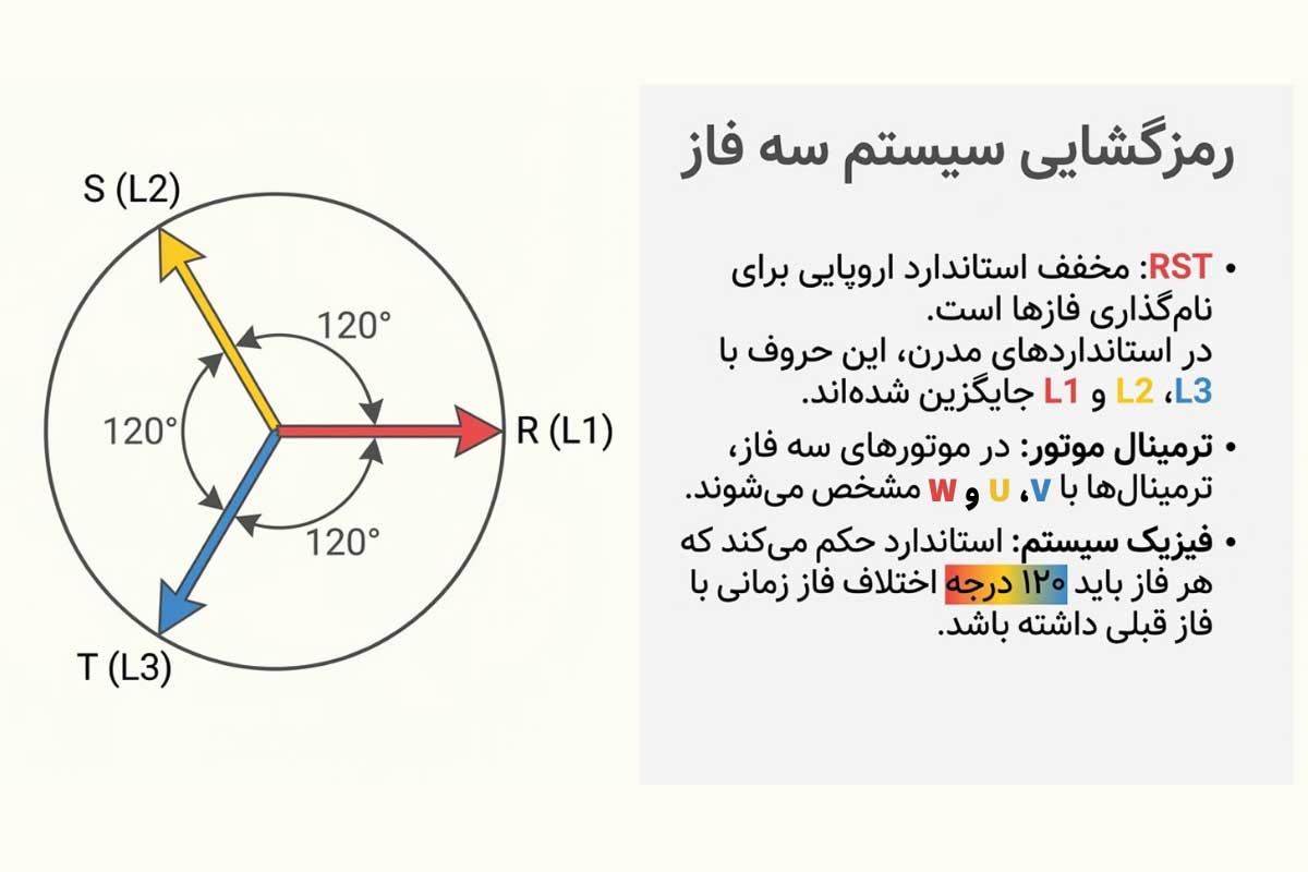 RST سه فاز چیست؟