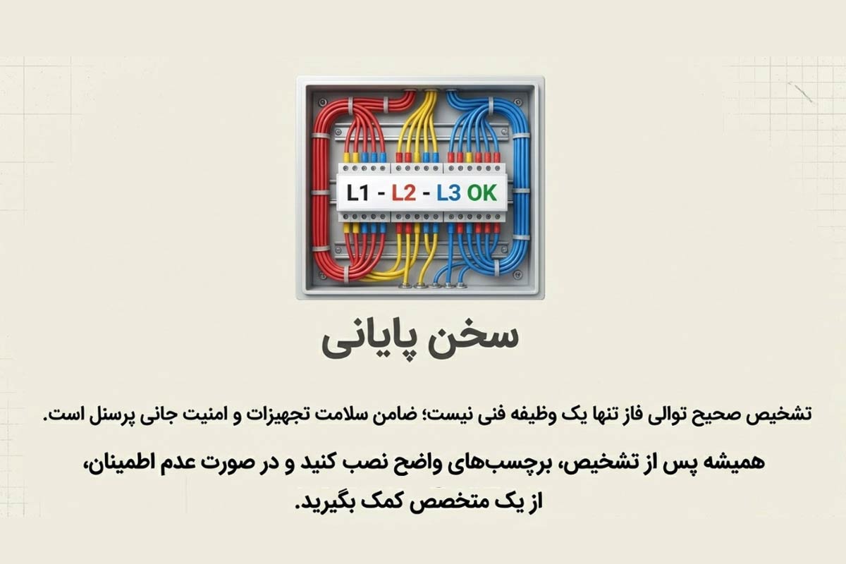 راهنمای تشخیص برق سه فاز