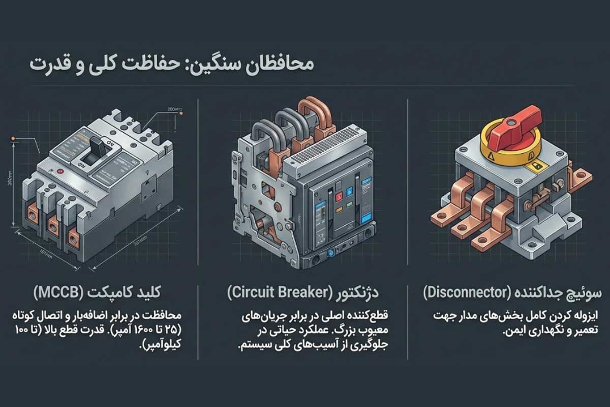 معرفی کلیدهای محافظتی در تابلو برق