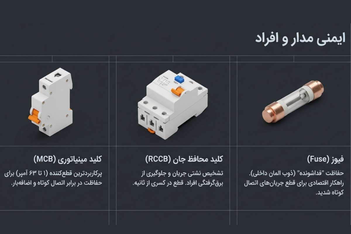 معرفی کلیدهای محافظت از مدار در تابلو برق