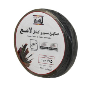 سیم افشان 1 در 0.75 لامع کلاف صد متری
