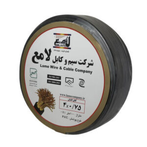 کابل افشان 4 در 0.75 لامع کلاف صد متری