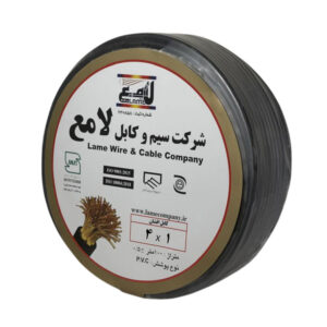 کابل افشان 4 در 1 لامع کلاف صد متری