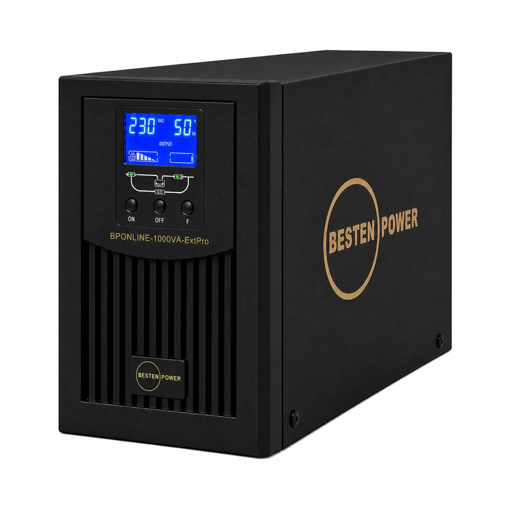 یو پی اس آنلاین 1000VA بدون باتری خارجی بستن پاور مدل BPONLINE-1000VA-ExtPro