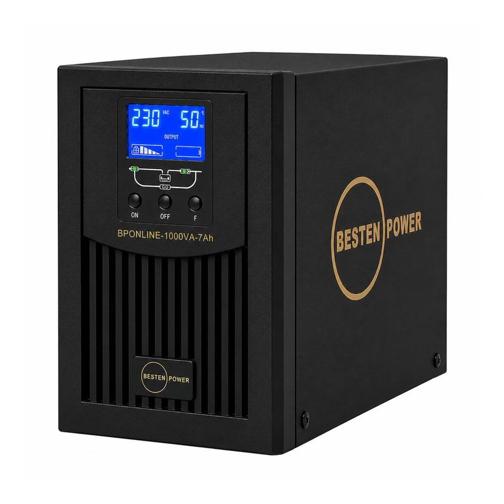 یو پی اس آنلاین 1000VA باتری داخلی بستن پاور مدل BPONLINE-1000VA-7Ah