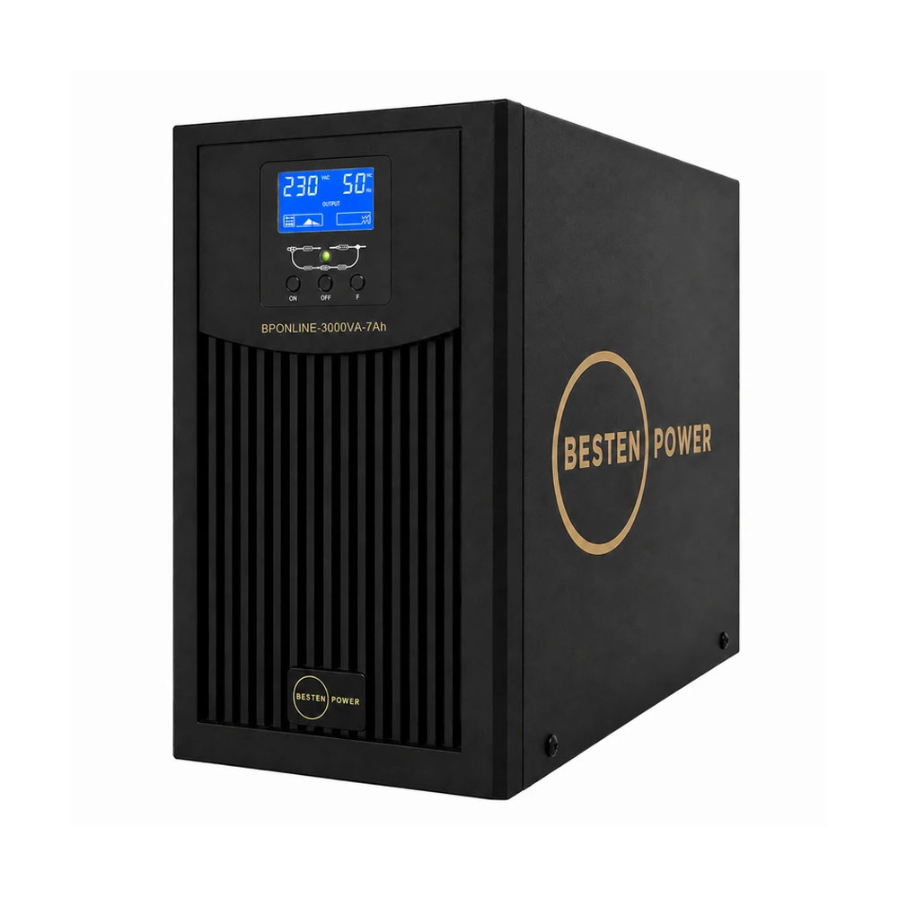 یو پی اس آنلاین 3000VA باتری داخلی بستن پاور مدل BPONLINE-3000VA-7Ah