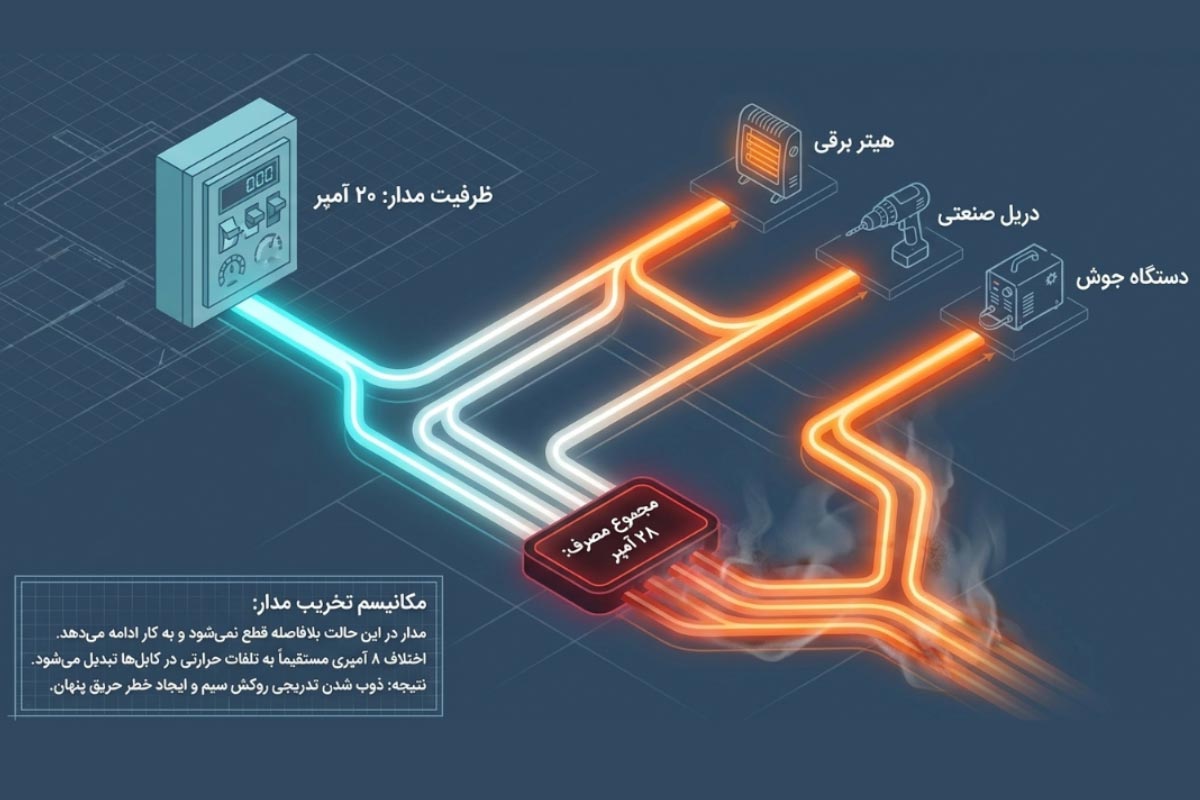 اضافه بار در مدار برق چیست؟