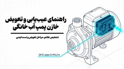 علائم خرابی خازن پمپ آب خانگی چیست؟ - چرا خازن پمپ آب خراب می‌شود؟